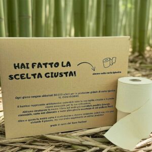 Carta igienica 100% bambù.